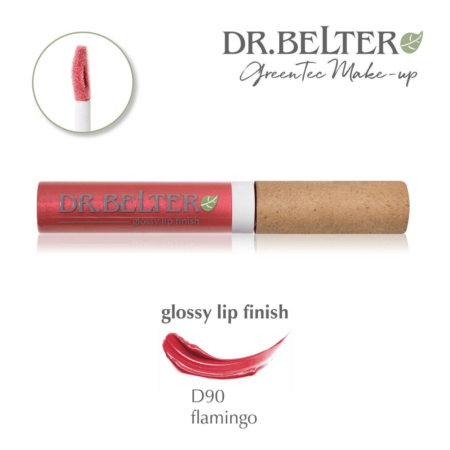 Dr. Belter - Make-up natuurlijke lipgloss - Flamingo
